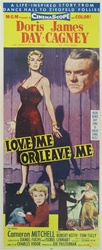 Love Me or Leave Me Original US Insert Vintage Movie Poster Doris Day ...